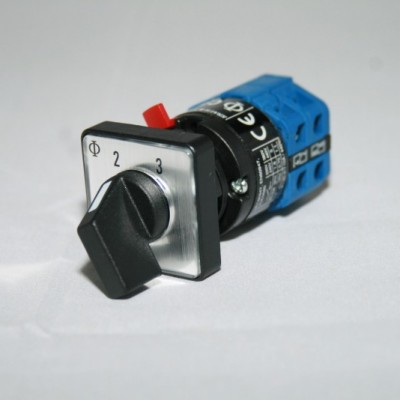 KHÓA CHUYỂN MẠCH, 2 VỊ TRÍ 1-2, KHÔNG CÓ VỊ TRÍ OFF, 2P, 10A